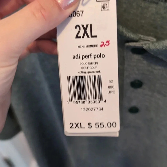 Adidas Performance PrimeGreen Golf Polo Shirt - Picture 4 of 9